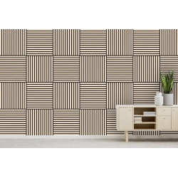 JANGAL - Letea Oak / Wandpaneel / Modular Wall / Furnier 52 x 52 cm