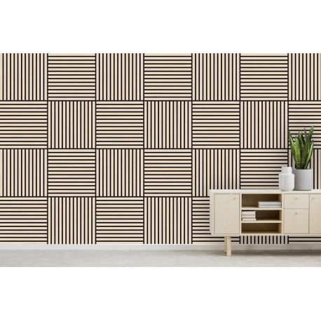 Wandpaneel / Letea Oak / Modular Smart Wall / Größe 52 x 52 cm