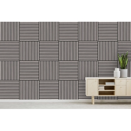 Wandpaneel / Oulanka Oak / Modular Smart Wall / Größe 52 x 52 cm