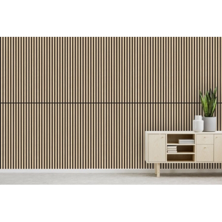 Wandpaneel - Fanal Oak / Modular Smart Wall /  52 x 104cm