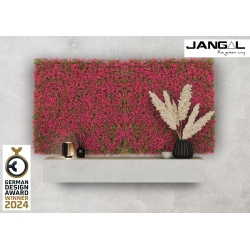 JANGAL -  Pink Design Grass  / Wandpaneel / Modular Wall / Flora 52 x 52 cm