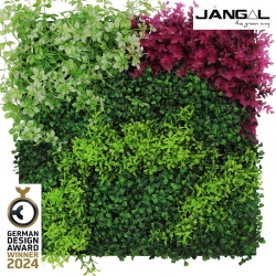 JANGAL - pink mixed flora / Wandpaneel / Modular Wall / Flora 52 x 52 cm