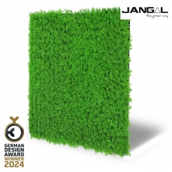 JANGAL -  Bright Green Design Grass  / Wandpaneel / Modular Wall / Flora 52 x 52 cm
